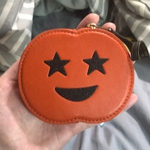 Coach pumpkin coin purse